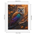 thumbnail image 2 of Paint by Numbers Kit for Adults, Autumn Owl Vibrant Wings Perched Branch Paint by Numbers, Easy Paint by Numbers Kit for Adults Beginner, DIY Adult Paint by Number Kits on Canvas, Home Decor, 2 of 7