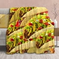 thumbnail image 5 of Blanket Chicken Nuggets Fried Throws Gift for Kids Boys Girls Plush Lightweight Sheet Funny Food Stuffed Super Soft Flannel Blankets Men Women Bedding for Party Couch Bed-50"x40" Poster for Toddler, 5 of 5