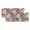 Red, variant on 2 Panels Blue Eucalyptus Leaves Valance for Windows, Farmhouse Retro Botanical Floral Light Filtering Kitchen Curtains, Rod Pocket Window Treatment Curtain Valances for Living Room Bedroom, 54"x18"