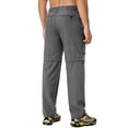 thumbnail image 2 of Little Donkey Andy Men's Quick Dry Zip Off Convertible Pants Elastic Lightweight Hiking Travel Golf Grey M, 2 of 7