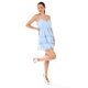 thumbnail image 5 of Vestido vaporoso con volantes Roman Fashion /Juvenil, 6805 (Azul cuadros) azul M, 5 of 5