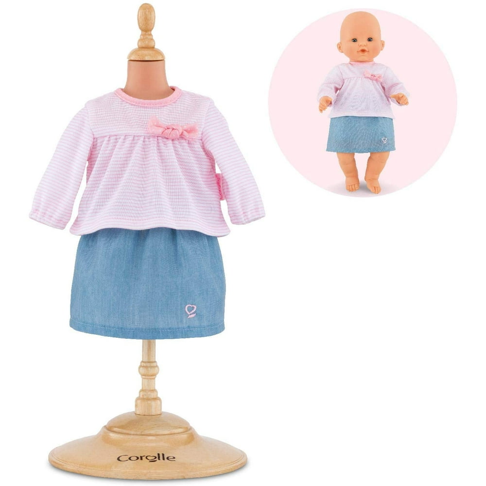 Corolle Top & Skirt Baby Doll Outfit Clothing Accessory for 14