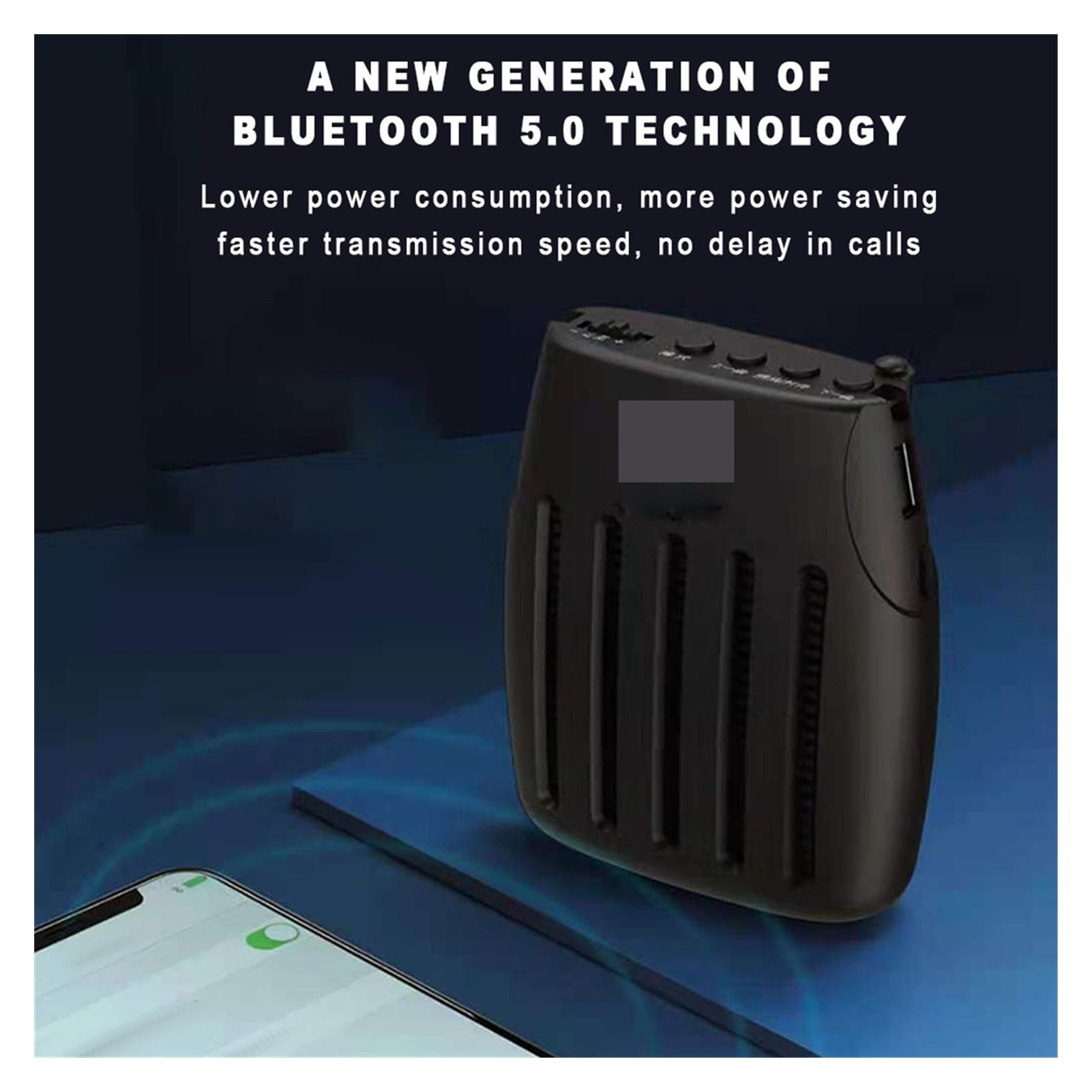 Classroom Portable Voice Amplifier Teachers Bluetooth5.0 Speaker Wireless Speakers Horn Loudspeaker Rechargeable With Microphone ,Easy to Operate