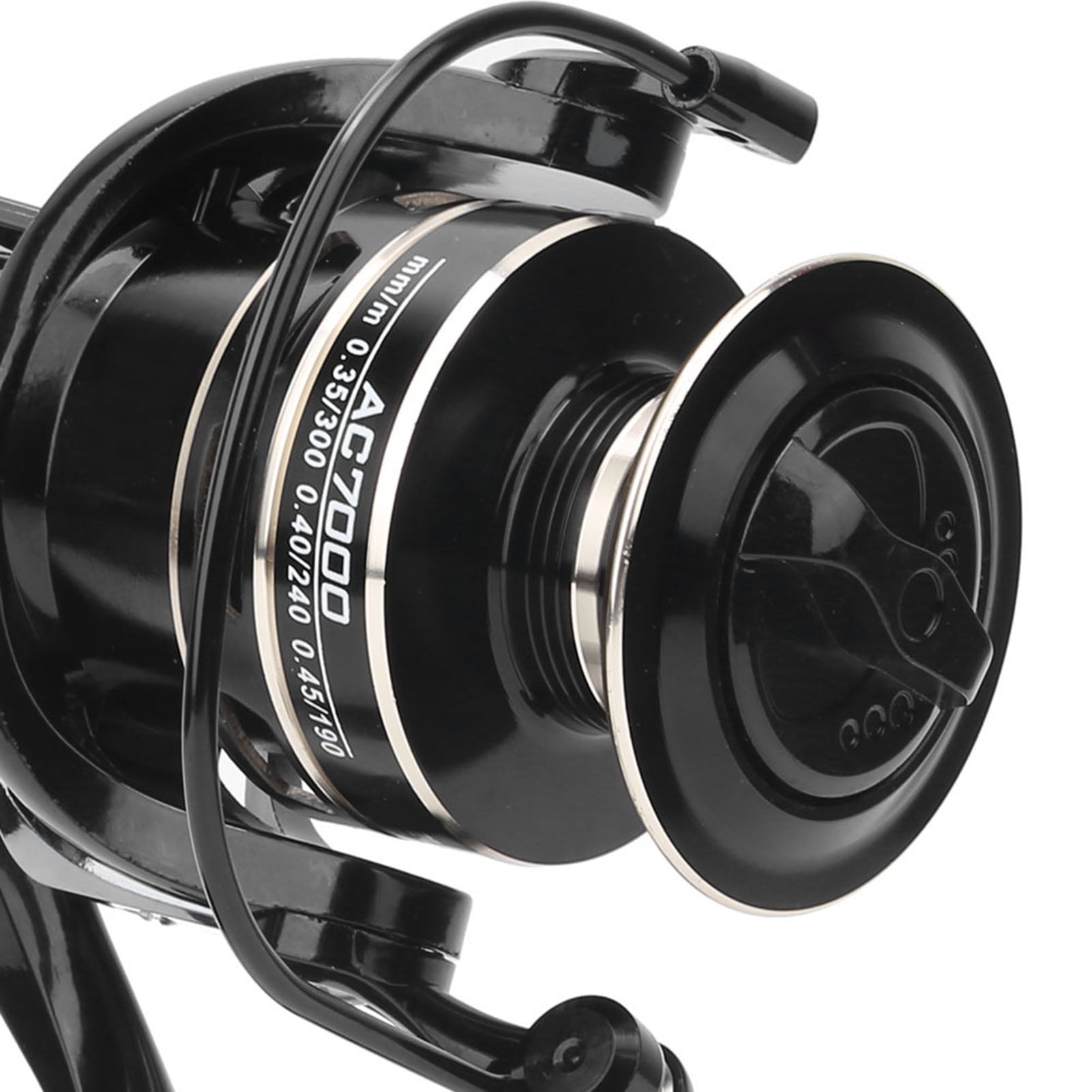 Suodoka Metal Spinning Fishing Reel AC7000 Long Range Throwing Sea Fish Bait Casting Wheel Accessory for Saltwater and Freshwater Fishing, 5.91 inches / 15.00 cm, 15.2 oz / 431 g