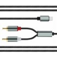 thumbnail image 2 of Cable de audio Apple a 2RCA Lotus - Enlace de teléfono móvil al amplificador de audio del altavoz del iPhone, 2 of 5