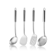 thumbnail image 1 of Juego de utensilios de cocina de 4 piezas, juego de espátulas, juego de utensilios para wok que incluye cuchara ranurada, espátula para wok y espátula ranurada, 1 of 7