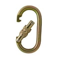 thumbnail image 2 of Fusion Climb Ovatti Steel Screw-Lock Oval-Shaped Carabiner 5-Pack, 2 of 4