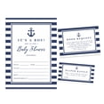 thumbnail image 1 of Inkdotpot Set Of 30Nautical Baby Shower Invitations-Diaper Raffle Tickets And Baby Shower Book Request Cards Nautical Invites, 1 of 1
