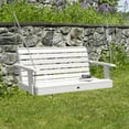 thumbnail image 2 of Highwood 4ft Weatherly Porch Swing - Outdoor, Eco-friendly, Synthetic Wood, 2 of 3