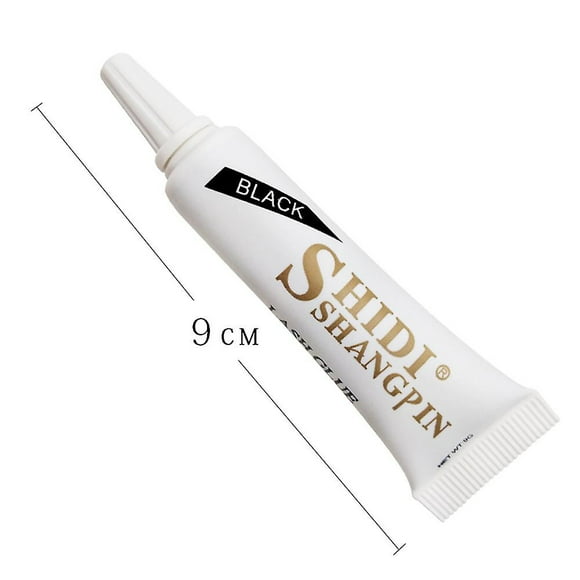 Pegamento para pestañas postizas HUOGUO, crema adhesiva para ojos, 9 ml, blanco y negro