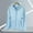 Light Blue, variant on Women's Green Jackets Nylon Sun Protection Lightweight Workout Jackets Womens Zip Up Tops with Thumb Holes L