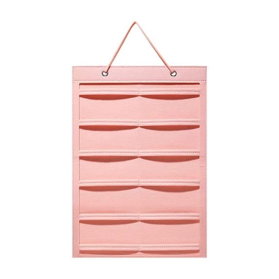 Wall-Mounted Hair Accessory Organizer, Transparent Storage Rack for Hair Clips Rings Bands, Princess Style Hanging Holder for Girl Hair Barrettes, Bathroom Bedroom Wall Storage