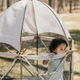 thumbnail image 3 of Go With Me Eclipse Deluxe Portable Playard with Canopy - Sandstone (Unisex), 3 of 11