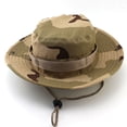 thumbnail image 3 of Proveedor de gorra de camuflaje para acampar al aire libre, gorra de pesca, gorra de pescador de viaje, sombrero Bonny, sombrero protector solar para hombres y mujeres, 3 of 5
