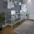 thumbnail image 6 of AmGood 30 in. x 96 in. Stainless Steel Table with Two Undershelves | Metal Utility Kitchen Prep Work Table | NSF, 6 of 9