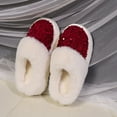 thumbnail image 7 of Shadoumai Sequins Slippers for Women Fuzzy Slipper Closed Toe Warm Shoes Comfy Winter House Shoes Indoor Outdoor, 7 of 7