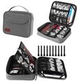 thumbnail image 2 of Sunsir Bolsa Organizadora de Cable de Viaje Bolsa de Doble Capa Imperm, 2 of 2