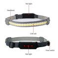 thumbnail image 4 of Lámpara de cabeza recargable LED Faros de camping Linterna frontal con sensor de movimiento Linterna con iluminación para acampar, escalar, caminar, pescar, 4 of 5