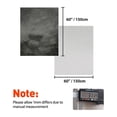 thumbnail image 4 of Black Car Suede Headliner Fabric 60" L × 60" W Foam Backing Material 1/9" 3mm DIY Home Auto Roof Repair Protect A/B/C Pillar Craft Car Interior Carpet Replacement 24.21 sqft, 4 of 6