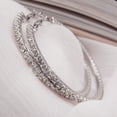 thumbnail image 6 of SmartBy 1 Pair Women Fashion Punk Luxury Shiny Rhinestone Ear Hoop Dangle Earrings, 6 of 7