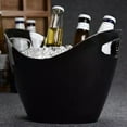 Plastic 4 Liter Champagne Bucket Oval Single Wine Beer Ice Bucket Ice ...