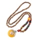 thumbnail image 5 of Cadena de suéter de cuentas de madera de estilo étnico, collar largo de Joker con cuentas de madera y alas de pollo para hombre, joyería para mujer, 5 of 5