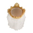 thumbnail image 4 of Sagebrook Home 14719-04 Résine 16" Lion avec Couronne, Blanc, Brun, 4 of 4