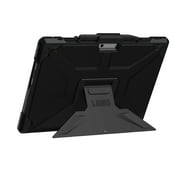 UAG Microsoft Surface Pro 11/10/9 Case with Built-in Kickstand & Pen Holder Compatible with Type Cover Keyboard Rugged Heavy Duty Protective Cover, Metropolis Black