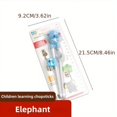 thumbnail image 1 of 1pair, Cartoon Children's Chopsticks, Training Chopsticks Cartoon Beginner Chopstick, Children's Training Chopsticks, Baby Learning Chopsticks, Practice Learning To Eat, 1 of 5