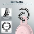 thumbnail image 6 of YUNOVA Airtag Keychain Holder Case for Apple Airtag, 4 Pack of IPX8 Waterproof, Fully Shockproof, Anti Scratch Airtag Holder Case for Key, Kid, Bag, Luggage, Pets Collar, 6 of 7