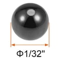 thumbnail image 2 of 1/32" Ceramic Bearing Balls, Si3N4 Silicon Nitride Ball G5 Precision 20 Pack, 2 of 2
