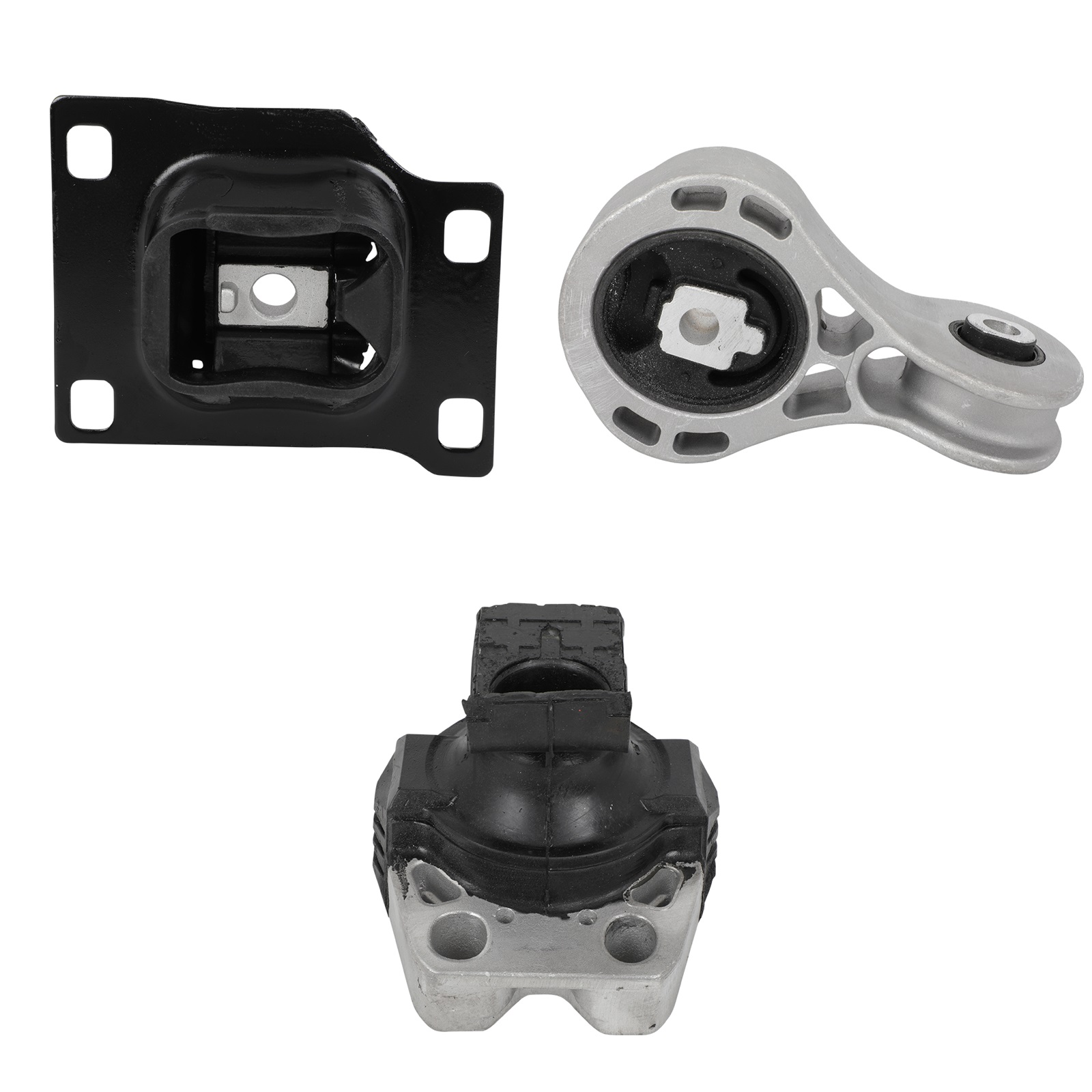 ECCPP Engine Motor Mount and Transmission Mount and Torque Strut Mount Set Fit For Ford Focus 2008 2009 2010 2011 L4 2.0L A2986 A5322 A5312