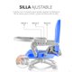 thumbnail image 4 of Silla Periquera de Bebe Portátil Plegable Gaon con Altura Regulable y Charola para Comer Azul Rey, 4 of 7