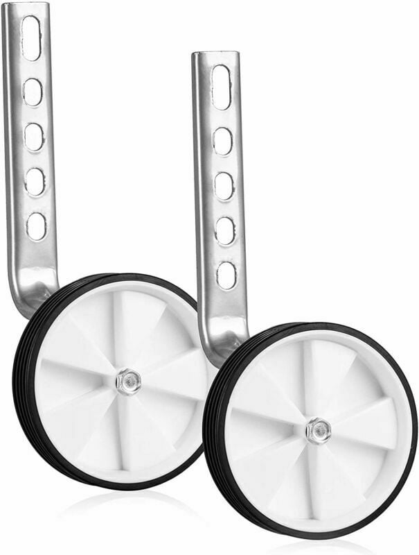 2pcs Bicycle Mute Training Wheels for 12-20 inch Single Speed Bicycle Stabilizer
