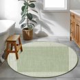 thumbnail image 4 of Sage Green Retro Greek Key Large Area Rugs for Bedroom Living Room, Soft Non Slip Carpet Bedside Rug, Geometric Greece Ancient Rustic Round Floor Cover Kitchen Accent Rug 4' for Dining Room/Office, 4 of 9