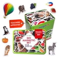 thumbnail image 1 of Set de imanes Magdum 110 para niños pequeños de más de 3 años con caja de lata de regalo, 1 of 9