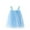 #0190-Sky Blue, variant on Cowsor Baby Girl Dress Flower Tulle Party Dresses Princess Pageant Birthday Wedding