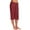 Wine, variant on Lindreshi Womens Plus Size Capris Clearance Fashion Women Summer Casual Loose Pockest Elastic Waist Trousers Capris Pants