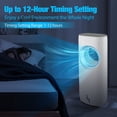 thumbnail image 4 of Télécommande de Refroidisseur d'Air par Évaporation Sans Lame TRUSTECH avec 3 Modes de Vitesse, Blanc, 4 of 7