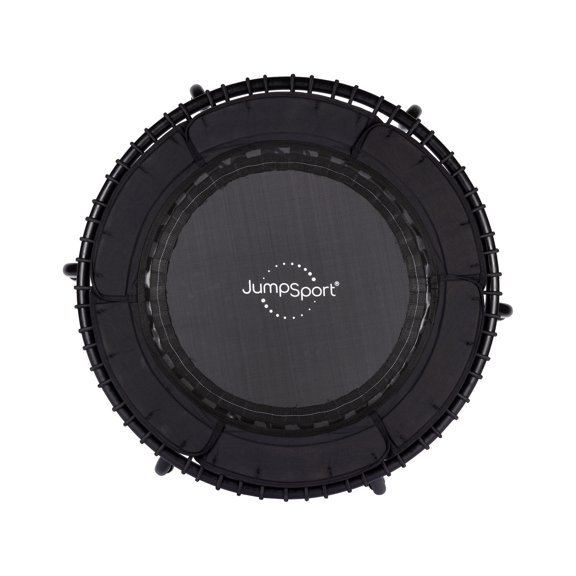 Open Box JumpSport 370 Home Gym 39" Fitness Trampoline w/4-In-1 DVD, Black