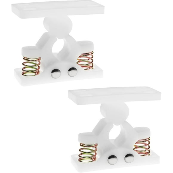 yeuweold Pack of 2pcs Plastic Door Stops for Door Stopper for RV Caravan Motorhome Motorhome Campervan Furniture, White