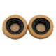 thumbnail image 2 of sweethay Almohadillas universales para aislamiento de ruido, funda de cuero, repuesto de esponja de malla fina redonda para auriculares AKG Y40 Relojes inteligentes Marrón, 2 of 6