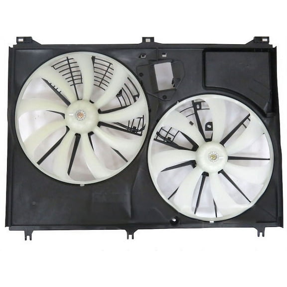 Dual Radiator and Condenser Fan Assembly - Compatible with 2014 - 2019 Toyota Highlander 2015 2016 2017 2018