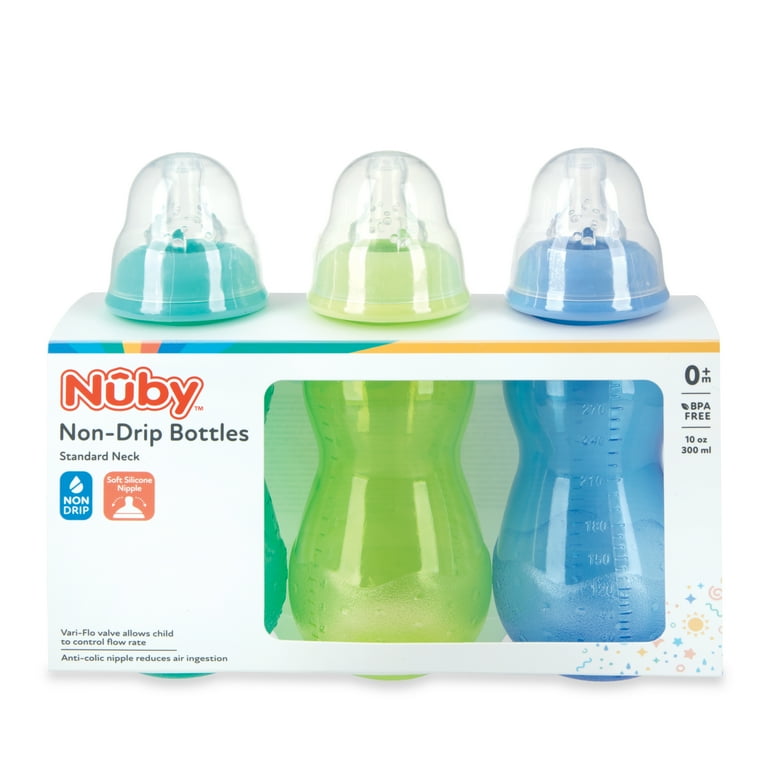 Non-Drip Standard Neck Bottle (3 Pack)