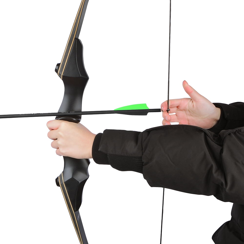 JUNXING 58/60 Inch Archery Takedown Recurve Bow 25-65Lbs Right Handed for Hunting Targeting Shooting