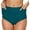Green, variant on Swim Brief Women Tummy Control Ladies Swimsuit Bikini Bottoms High Waisted Full Coverage Bathing Suit Tankini Bottom with Pockets Swimming Swimwear XXL Black