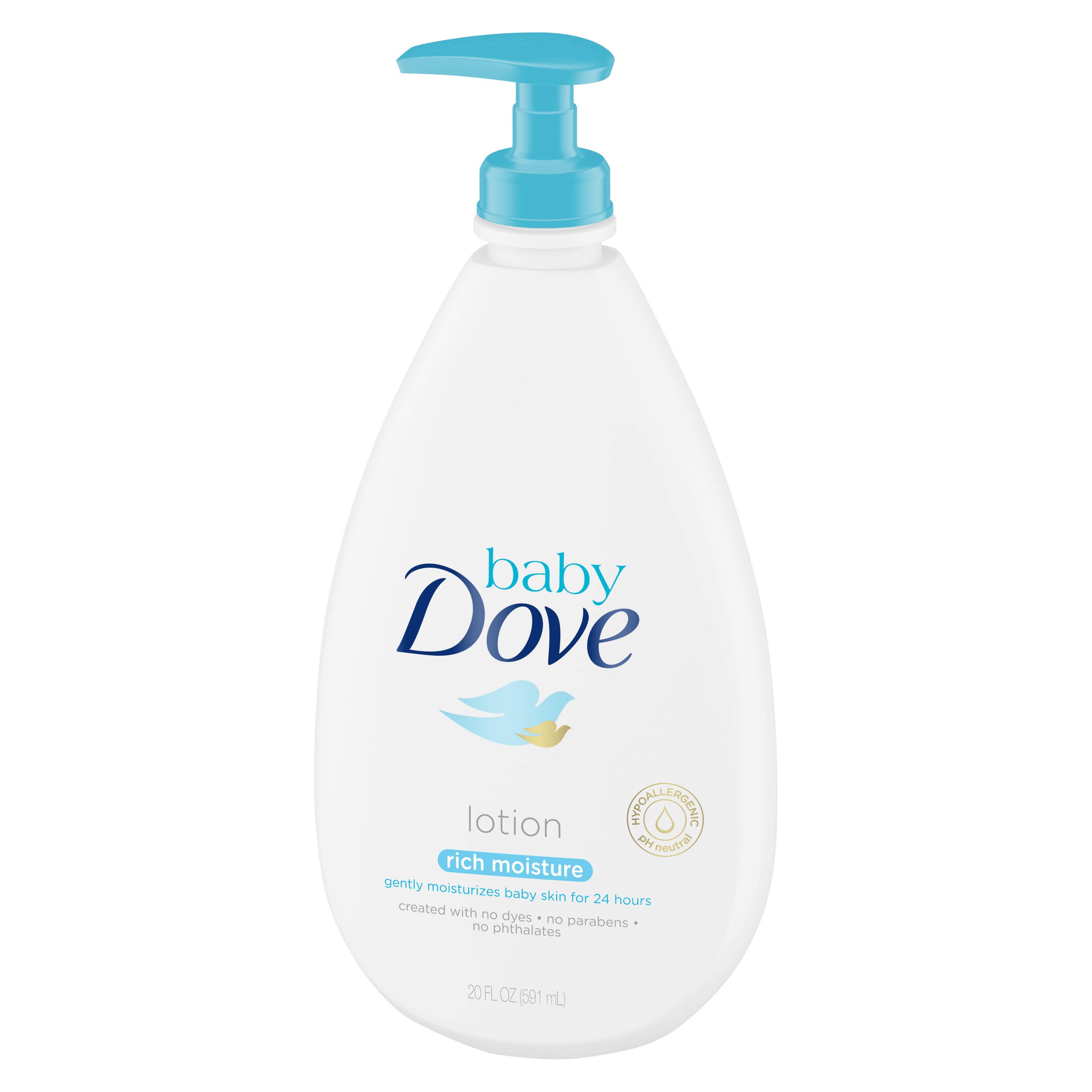 Baby Dove Rich Moisture Baby Lotion, 20 