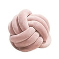 thumbnail image 1 of Txlixc Almohada acolchada de terciopelo, almohada acolchada esférica retorcida de terciopelo de color sólido Txlixc moda, 1 of 4