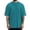 Dark Green1, variant on Mens Oversized T Shirt Summer Fashion Casual Solid Crew Neck Drop Shoulder Elbow Sleeve Mens T-Shirts