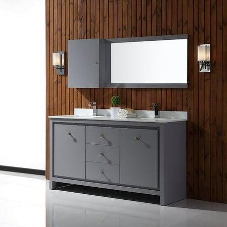 Ove Decors Kevin 60 Double Bathroom Vanity Set